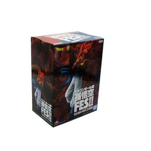 BANPRESTO STATUA DRAGON BALL SUPER - SON GOKU FES !! SUPER SAIYAN 4 GOGETA PVC