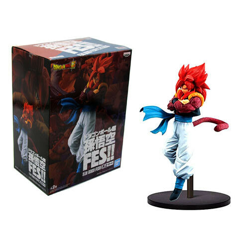 BANPRESTO STATUA DRAGON BALL SUPER - SON GOKU FES !! SUPER SAIYAN 4 GOGETA PVC