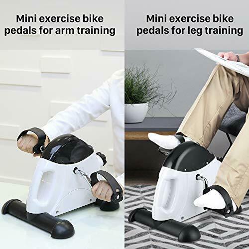 Mini Cyclette Da Casa Fitness Per Braccia E Gambe Pedaliera Regolabile Digitale