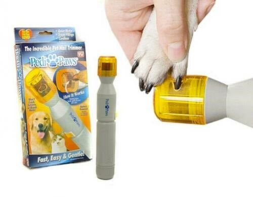 Taglia Lima Unghie Elettrico Per Cane Gatti Animali Limare Tagliaunghie Pedi Paw