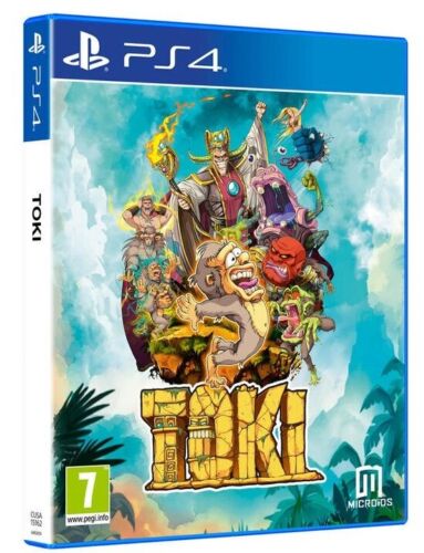 Toki Ps4 Videogioco Remake Italiano Gioco Play Station 4 Game Nuovo Sigillato