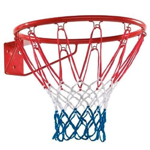 Rete Per Canestro Da Basket Nylon Regolamentare Ø 45Cm/46Cm/48Cm 18" Tricolore