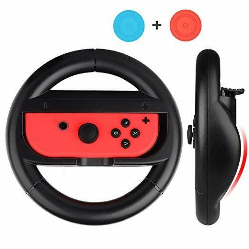 Joy-Con Coppia Volanti Nintendo Switch Controller Auto Mario Kart 8 Wheel Pair