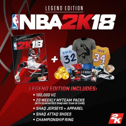 Nba 2K18 Legend Limited Edition Ps4 Videogioco Italiano Basket Play Station 4