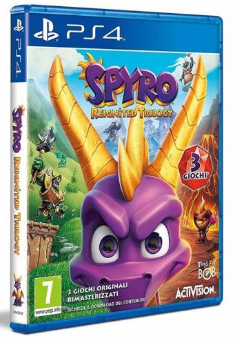 Spyro Reignited Trilogy Ps4 Italiano Videogioco Playstation 4 Trilogia Completa