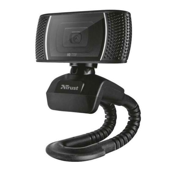 Kit Trust 4 In 1 Tastiera Mouse Webcam Cuffie Qoby Home Office Set Completo