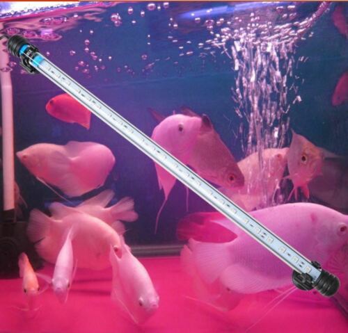 Barra Led Lampada Neon Per Acquario Impermeabile Immersione Luce ROSA 30CM