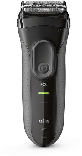 BRAUN RASOIO ELETTRICO SR3 PROSKIN 3000S RICARICABILE DISPLAY LED REGOLA BARBA