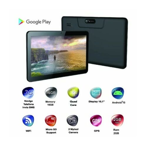 Tablet Majestic Schermo 10.1" 16Gb/2Gb 3G Android Wifi Bluetooth Google Play