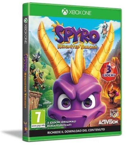 Videogioco Spyro Reignited Trilogy Xbox One Trilogia Gioco Italiano Nuovo Pal