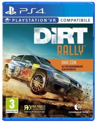 Dirt Rally Edizione Vr Upgrade Ps4 Videogioco Italiano Corse Playstation 4 Nuovo