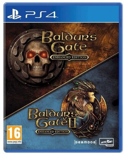 BALDURS GATE 1 + 2 ENHANCED EDITION PS4 VIDEOGIOCO EU GIOCO PLAY STATION 4 NUOVO