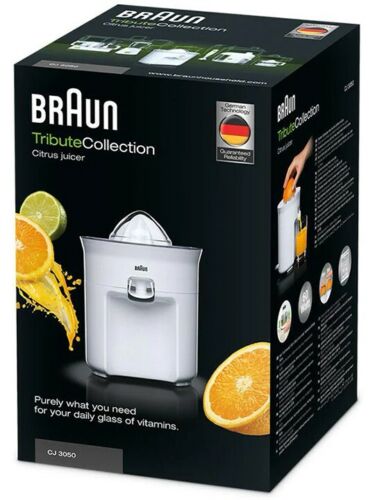 BRAUN - SPREMIAGRUMI CJ3050 60W BIANCO PULIZIA FACILE BECCUCCIO ANTIGOCCIA 0.35L