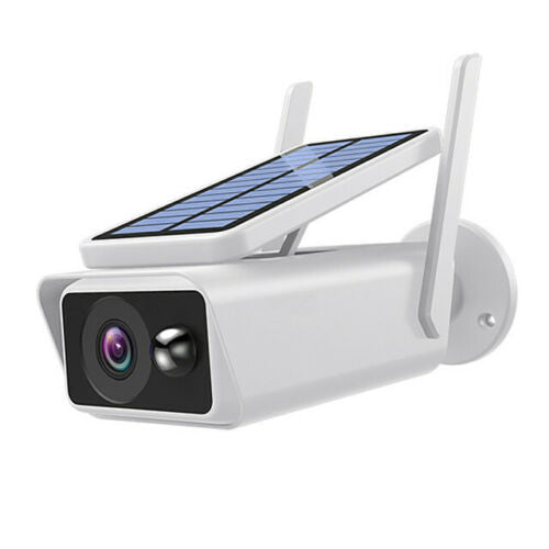 Telecamera Solare Ip Camera Wireless Wifi Pannello Esterno 1080P Sicurezza Audio