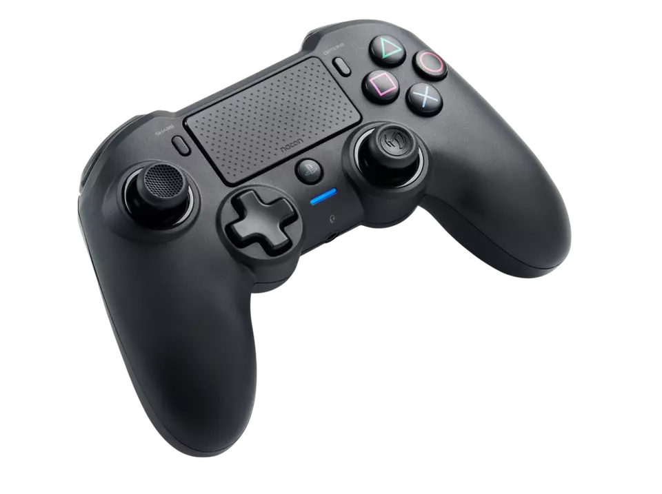 Nacon Controller Asymmetric Wireless Ps4 Nero Senza Filo Pad Play Station 4 / Pc