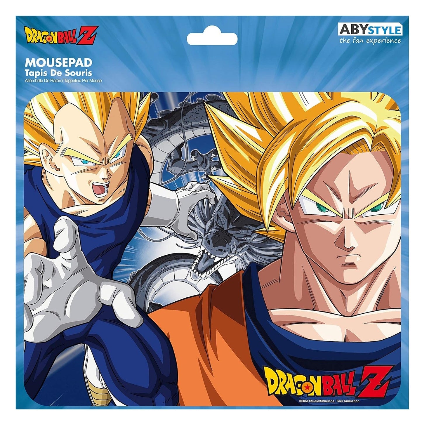 Abystyle Tappetino Mouse Pad Mousepad Gaming Anime Manga |Dragon Ball Z - Goku & Vegeta