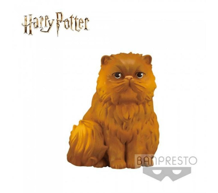 BANPRESTO Q POSKET HARRY POTTER HERMIONE GRANGER WITH CROOKSHANKS STATUA 14CM