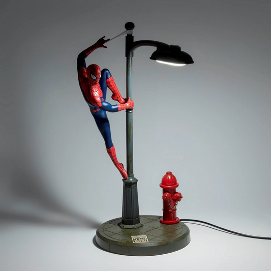 Paladone Lampada Da Scrivania Marvel Spider-Man Collezione Luce Led Lights 34Cm