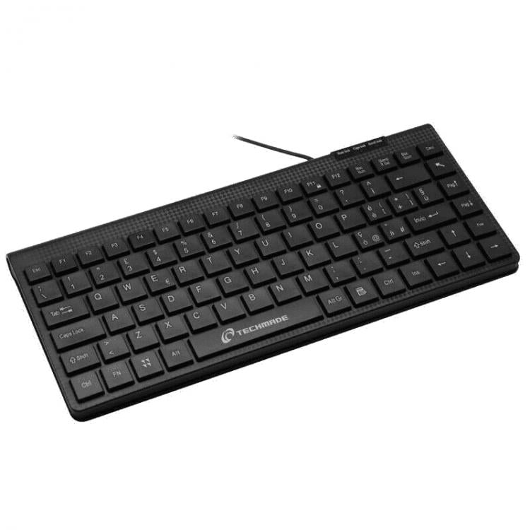 Techmade Mini Tastiera Usb Pk-609 Black Pc Computer Ultra Slim Keyboard