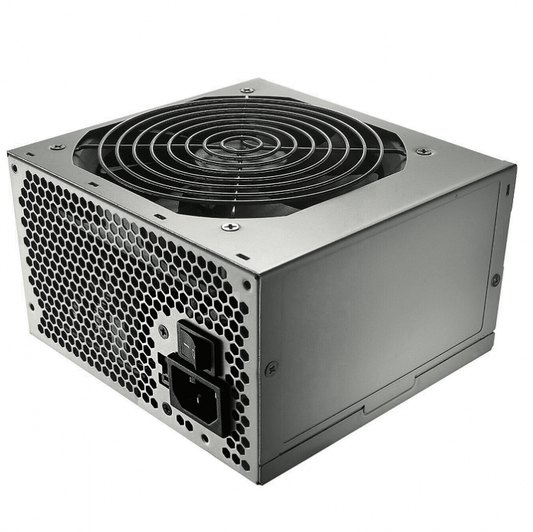 Tecno Alimentatore Pc Atx 550W Big Fan 12Cm Bulk 20+4 Pin 12 V Sata Argento