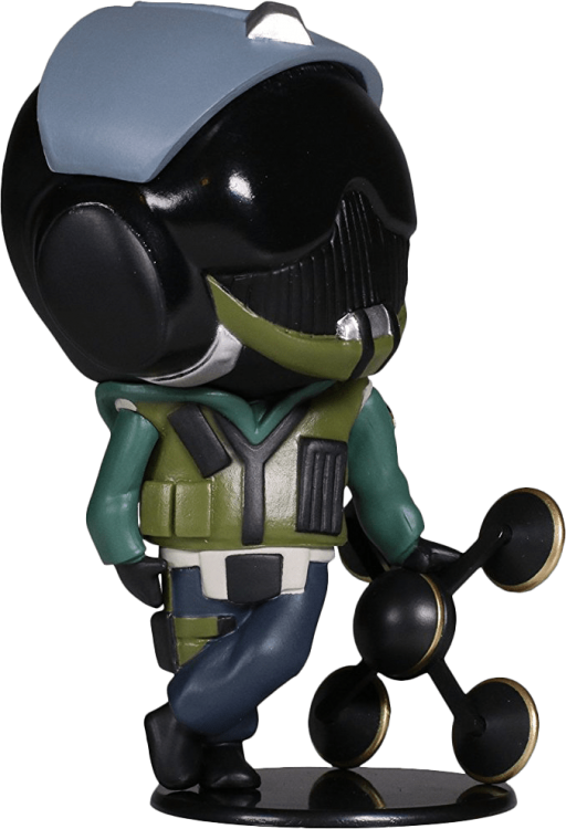 Rainbow Six - Jager - Action Figure Statua Da Collezione Chibi Ubisoft Gioco Ps4