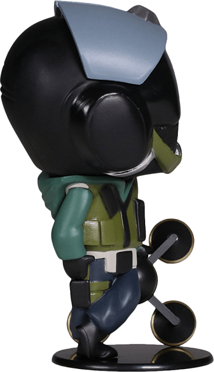 Rainbow Six - Jager - Action Figure Statua Da Collezione Chibi Ubisoft Gioco Ps4