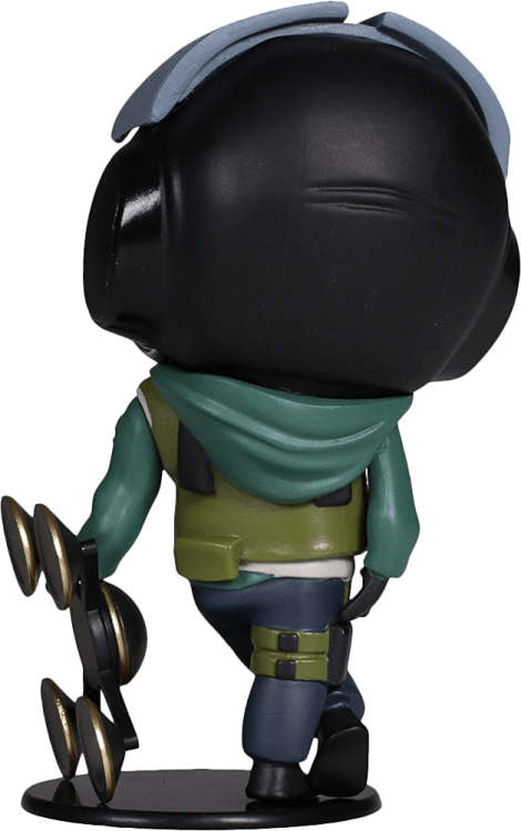 Rainbow Six - Jager - Action Figure Statua Da Collezione Chibi Ubisoft Gioco Ps4