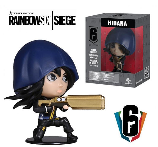 Rainbow Six - Hibana Action Figure Statua Da Collezione Chibi Ubisoft Gioco Ps4