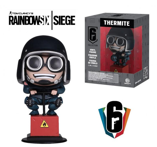 Rainbow Six Thermite Action Figure Statua Da Collezione Chibi Ubisoft Gioco Ps4