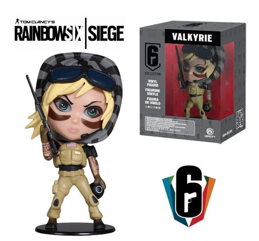 Rainbow Six -Valkyrie Action Figure Statua Da Collezione Chibi Ubisoft Gioco Ps4