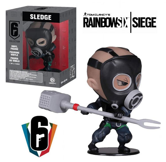 Rainbow Six - Sledge Action Figure Statua Da Collezione Chibi Ubisoft Gioco Ps4
