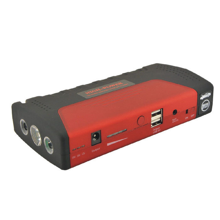 AVVIATORE PER AUTO BATTERIA DI EMERGENZA JUMP STARTER BOOSTER Caricabatterie 12V