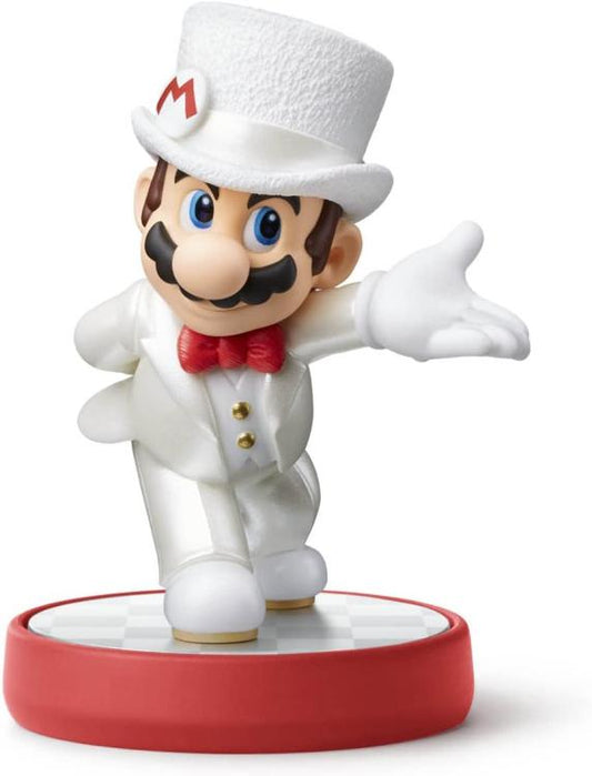 AMIIBO SUPER MARIO ODYSSEY - MARIO SPOSO FIGURE STATUA NINTENDO SWITCH NUOVO