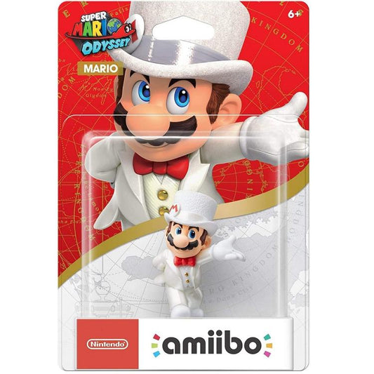 AMIIBO SUPER MARIO ODYSSEY - MARIO SPOSO FIGURE STATUA NINTENDO SWITCH NUOVO