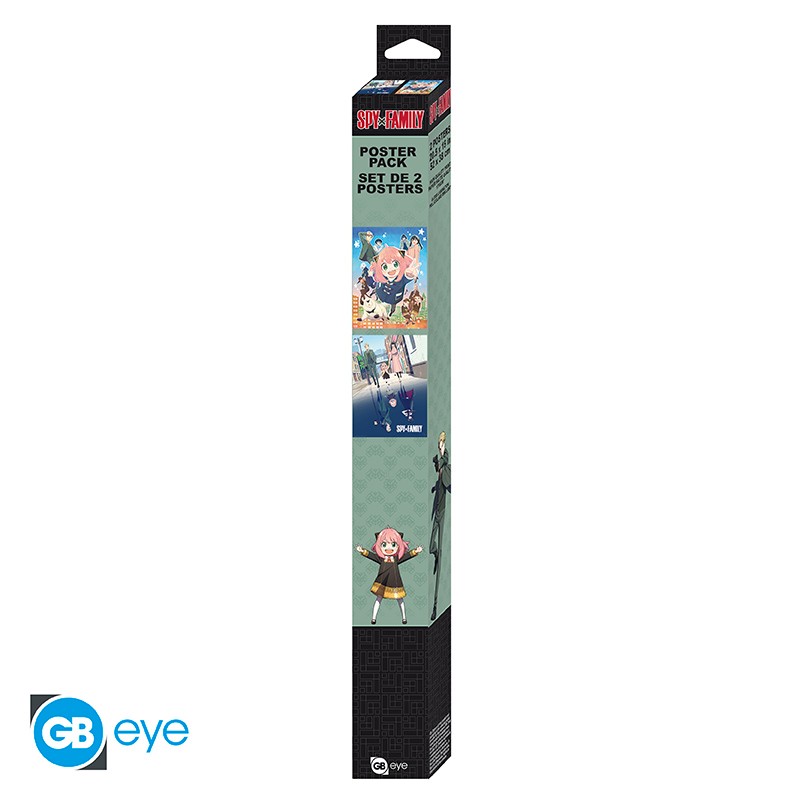 Abystyle (SPY X FAMILY) Set 2 Chibi Poster: "A Double Family" (52x38) Gb Eye