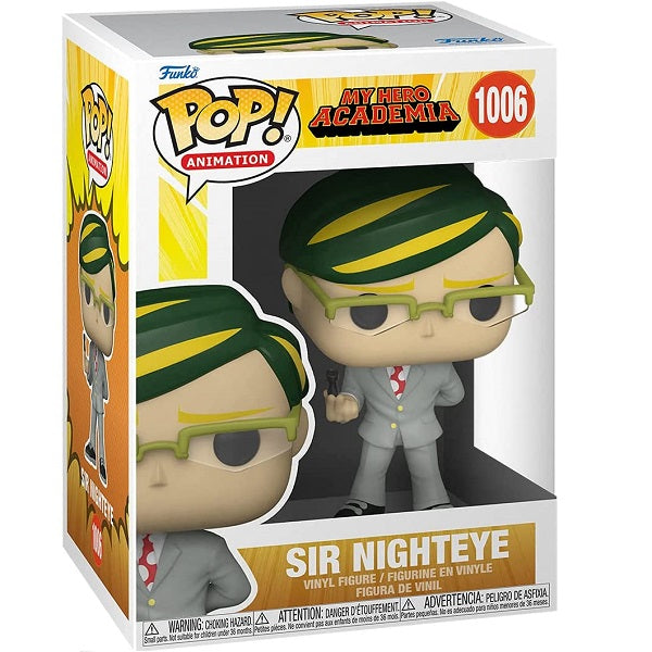 Funko Pop Animation My Hero Academia 1006 Sir Nighteye Vinyl Figure Netflix