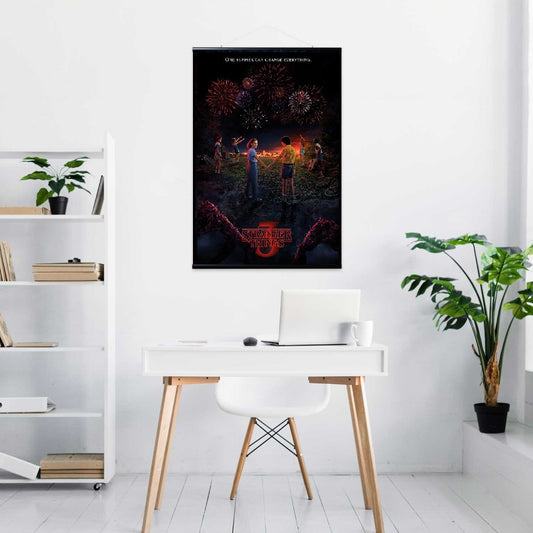 Maxi Poster Stranger Things (3 Stagione) Locandina Horror Incorniciabile 91x61cm