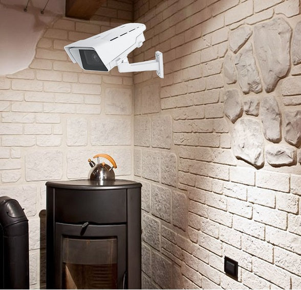 Staffa A Muro Telecamere Videosorveglianza Orientabile 360° Supporto 19Cm