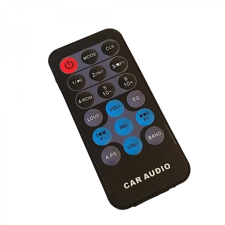AUTORADIO 250W STEREO AUTO FM LETTORE MP3 1 DIN INGRESSO AUX USB SD CAMPER EA625