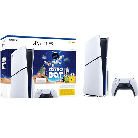 Sony Console PS5 Slim con Lettore 1TB White (Bundle Playstation 5 + ASTRO BOT)