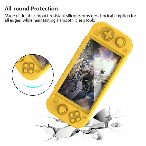 COVER CUSTODIA IN SILICONE PER NINTENDO SWITCH LITE PROTEZIONE GOMMA ANTISCIVOLO