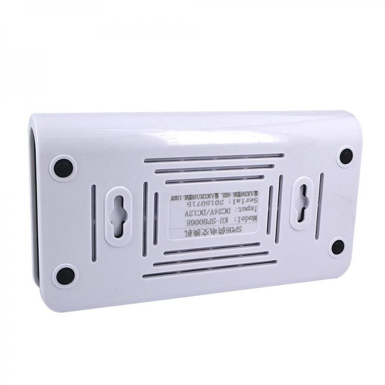 Switch Poe Di Rete 6 Porte Rj45 Lan Ethernet 10/100Mbps Videosorveglianza Ip Cam