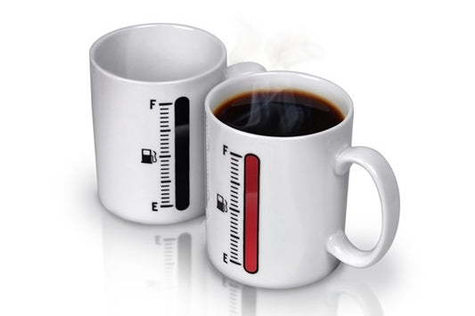 Tazza Magica In Ceramica Livello Temperatura Pieno Freddo Caldo Colazione Uffici