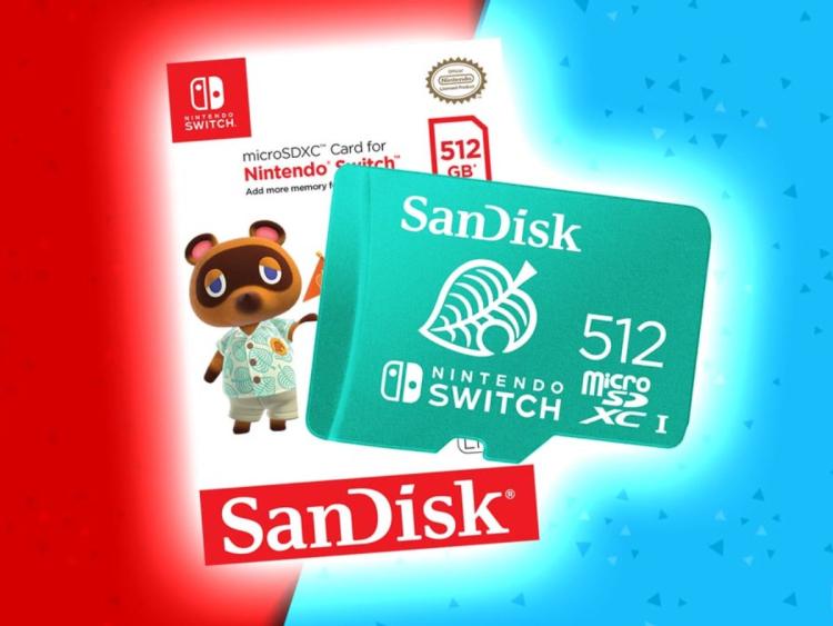 Nintendo Switch Sandisk Microsdxc 512Gb Memoria Microsd Nintendo Animal Crossing