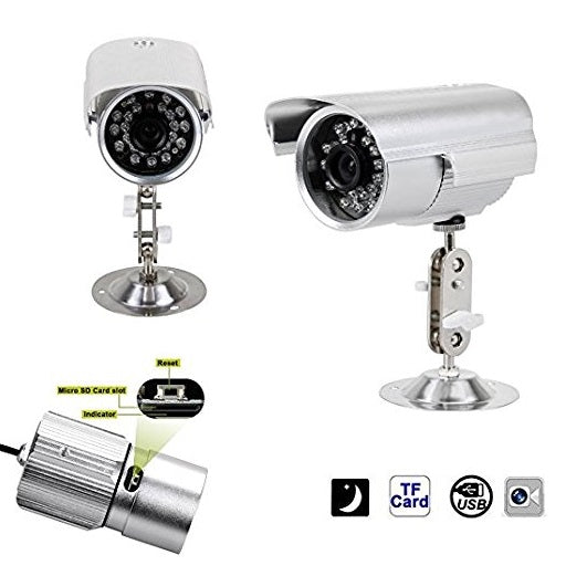 Telecamera Videosorveglianza Telecomando Registrazione Micro Sd Led Infrarossi