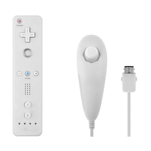 CONTROLLER JOYSTICK REMOTE TELECOMANDO PER CONSOLE NINTENDO WII + NUNCHUCK WII