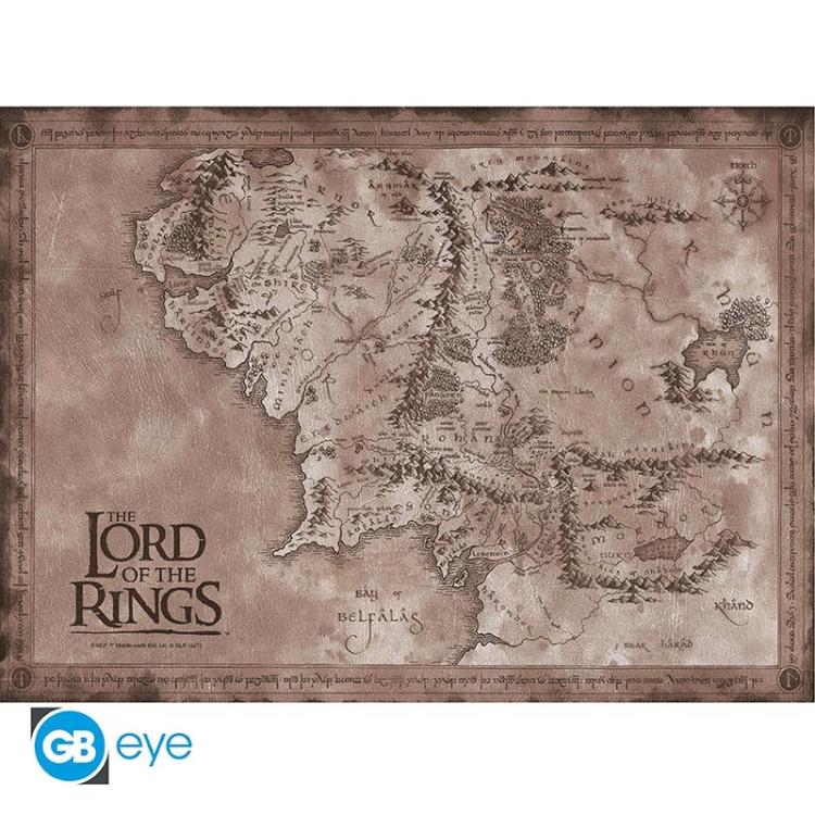 ABYSTYLE (THE LORD OF THE RING) SET 2 CHIBI POSTER: "SIGNORE DEGLI ANELLI" 52X38