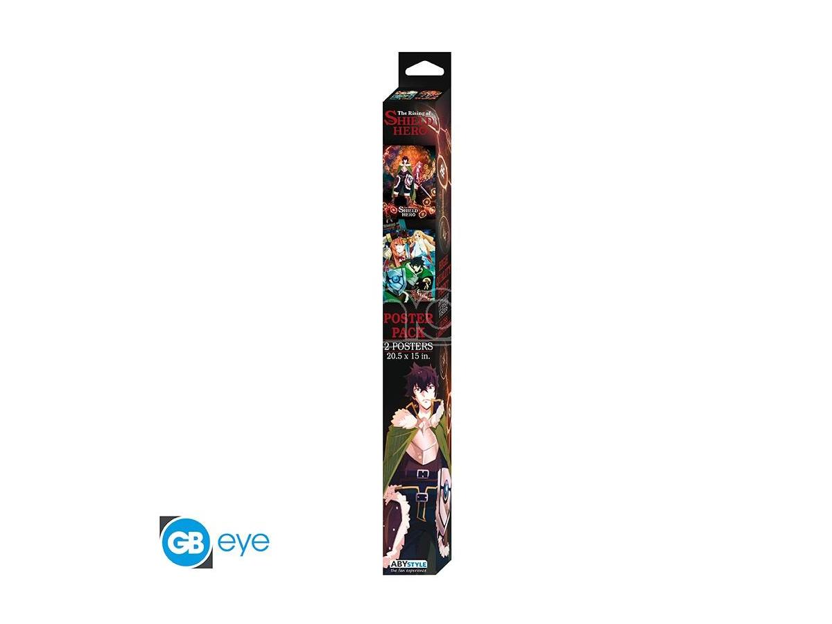 Abystyle (THE SHIELD HERO) Set 2 Chibi Poster: "Group & Duo" (52x38) Gb Eye