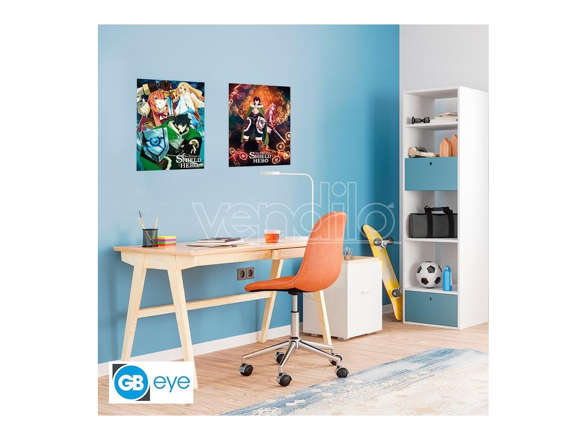 Abystyle (THE SHIELD HERO) Set 2 Chibi Poster: "Group & Duo" (52x38) Gb Eye