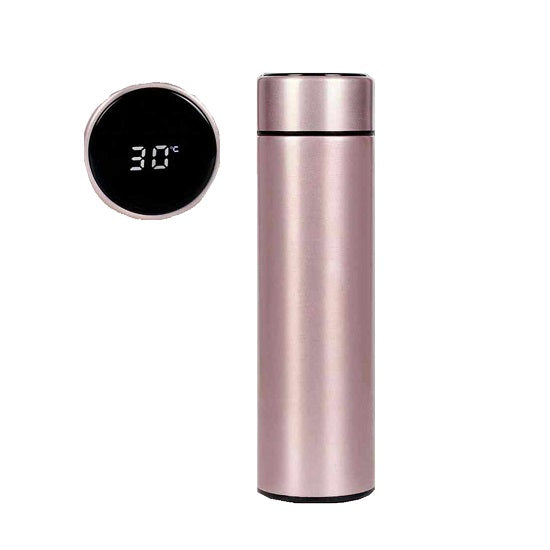 Thermos Display Touch Led Temperatura Caldo Freddo Acciao Bevande Liquidi 450 Ml
